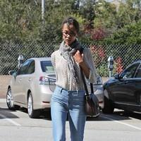 Zoe Saldana seen arriving at an office building in Beverly Hills | Picture 96745